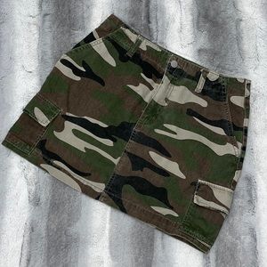 Army cargo skirt